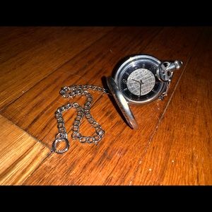 Kim engraved personal anchor pocket watch navy custom gift Christmas nautical